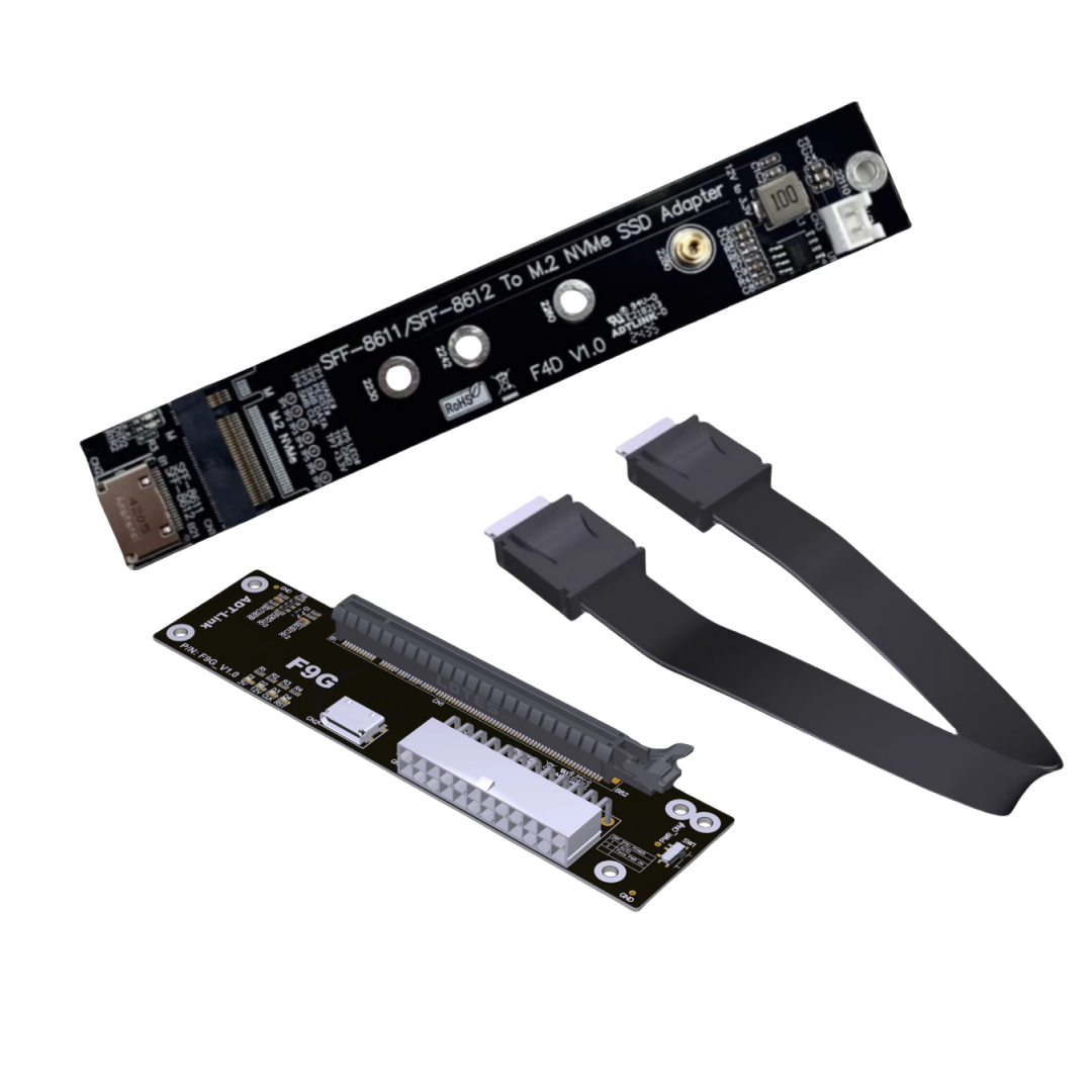 PCIe 4.0 X4 64Gbps OCuLink Lap - External Gpu Dock Pcie 4.0 Oculink 评论和价格