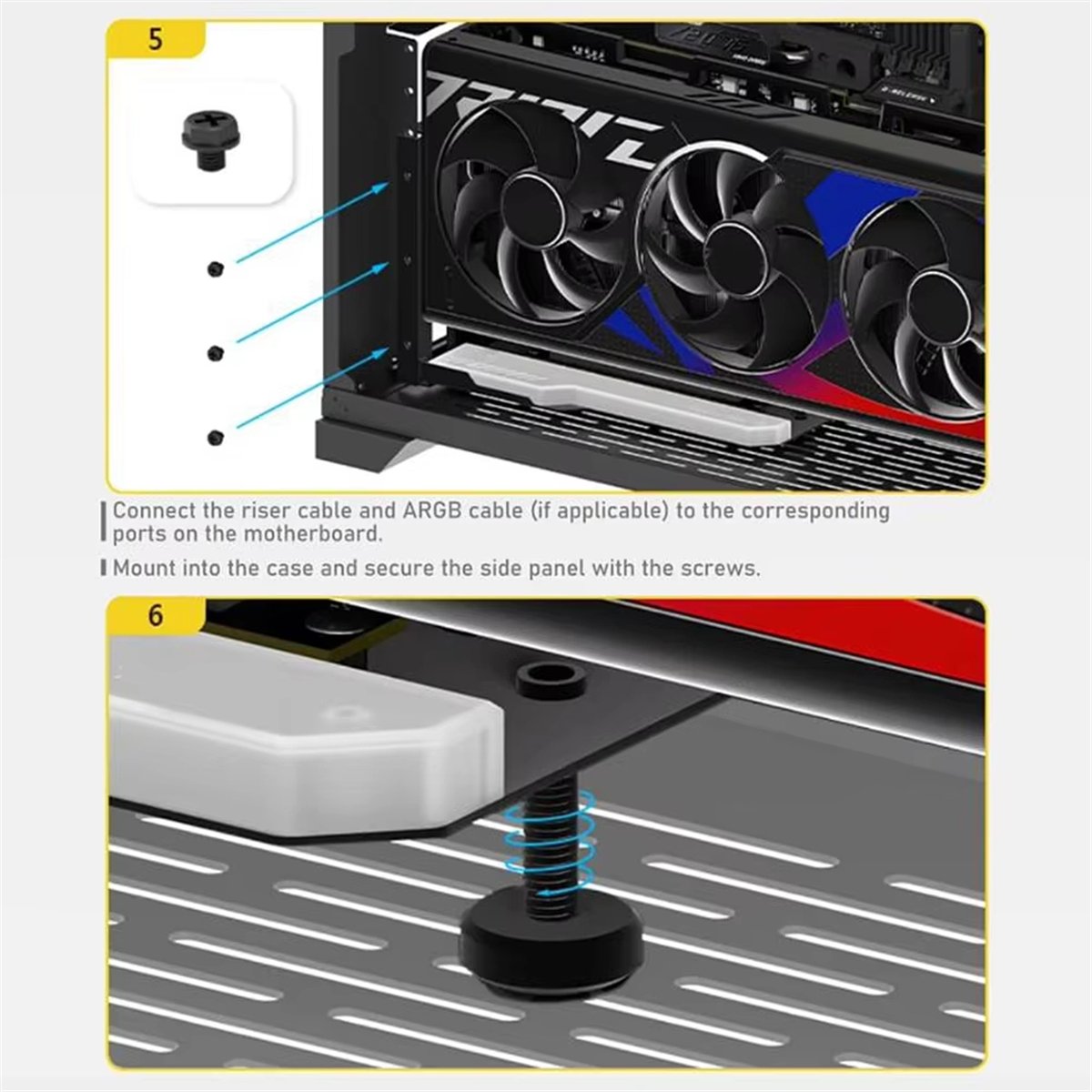 A14M Vertical GPU Mounting Bra - Pcie 4.0 X16 Riser Cable 90 Degree 评论和价格