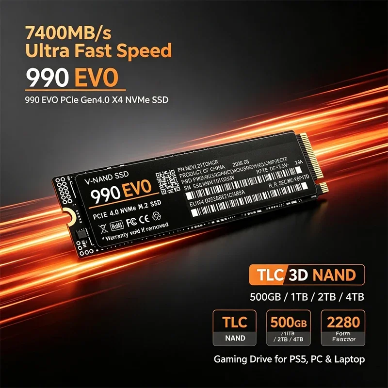 Gaming M.2 NVMe SSD 990 EVO PC - M.2 Nvme 4Tb Pcie 4.0 Ssd 评论和价格