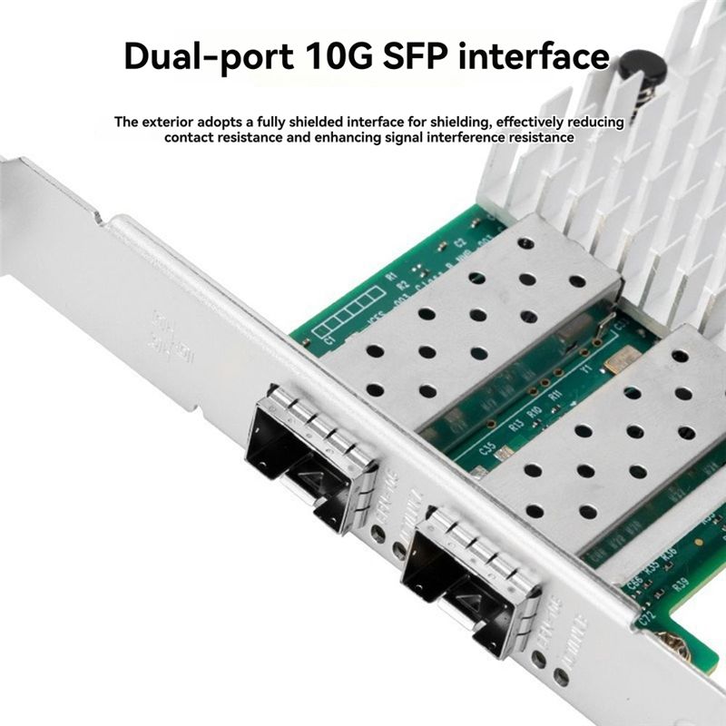 Efficient X520-DA1 Dual Port 1 - 10Gb Sfp+ Pcie Network Card Dual Port 评论和价格